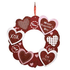 Happy Valentine's Day Hanging Wall Sign